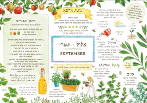 לוח שנה בגינה לתליה